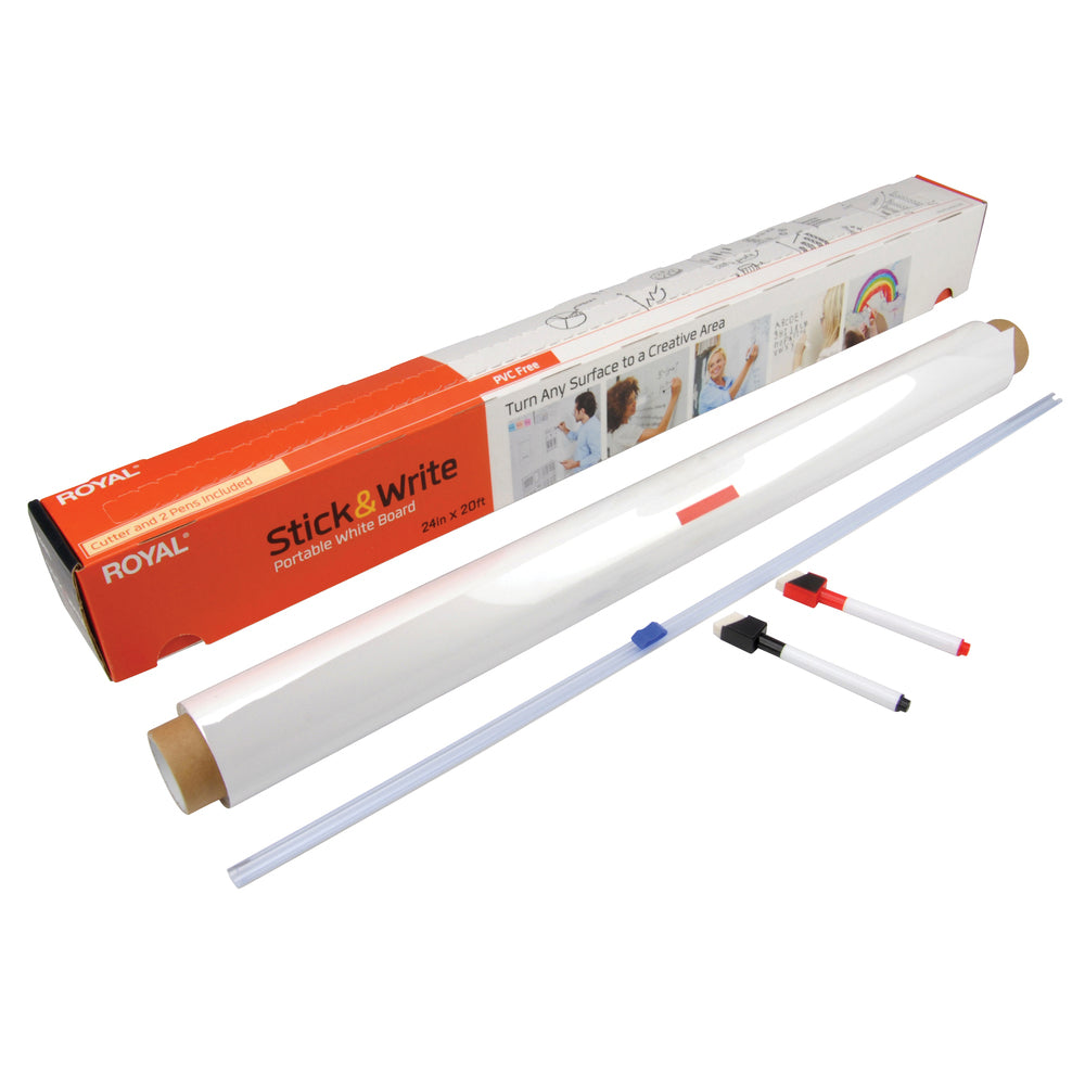 Royal 89411R Stick and Write Portable Whiteboard