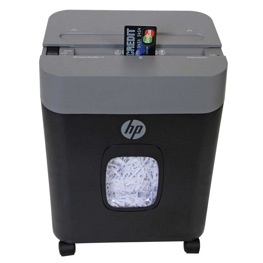 Royal 91033A HP CC8 Crosscut Shredder - Shreds 8 Sheets, Staples, Credit Cards