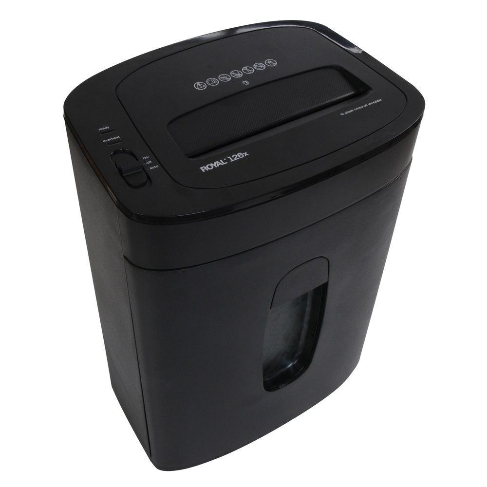 Adler Royal 95001G Cross Cut Shredder - Shreds 12 Sheets - 5/32" x 1 1/4" Pieces