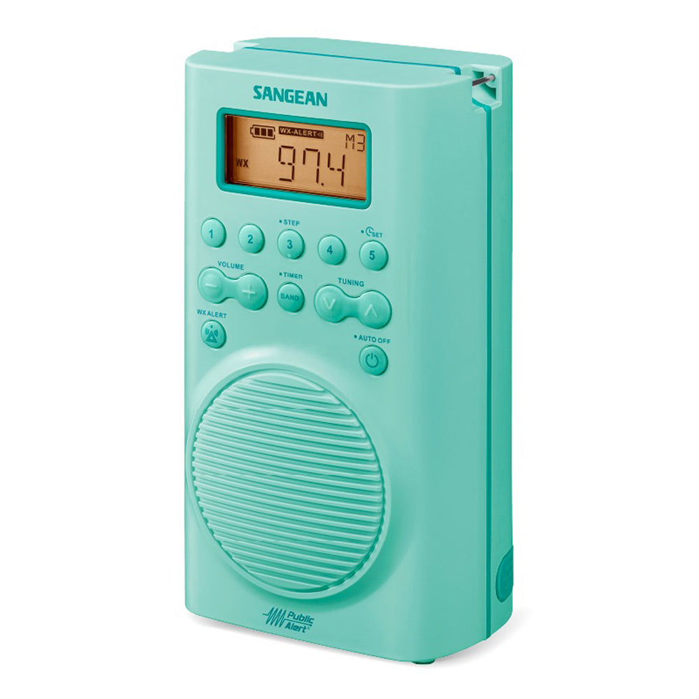 Sangean H-205TQ Waterproof Shower Radio with Weather Alert Image 1