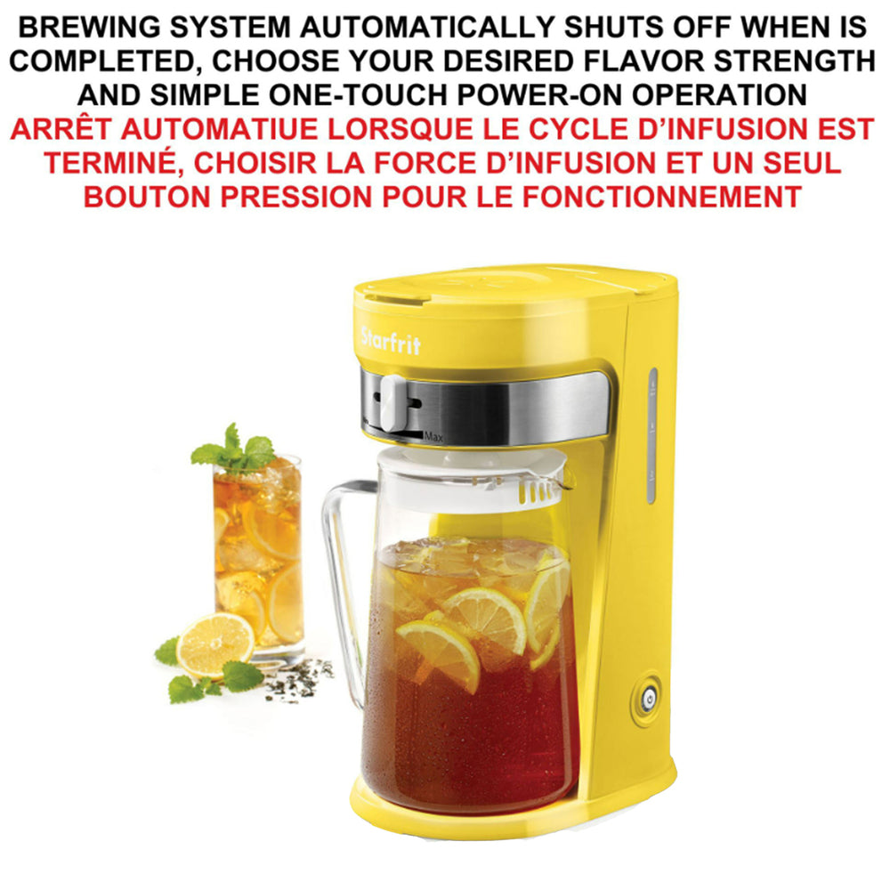 Starfrit 024015-002-0000 2.5L Iced Tea Brewer Ylw
