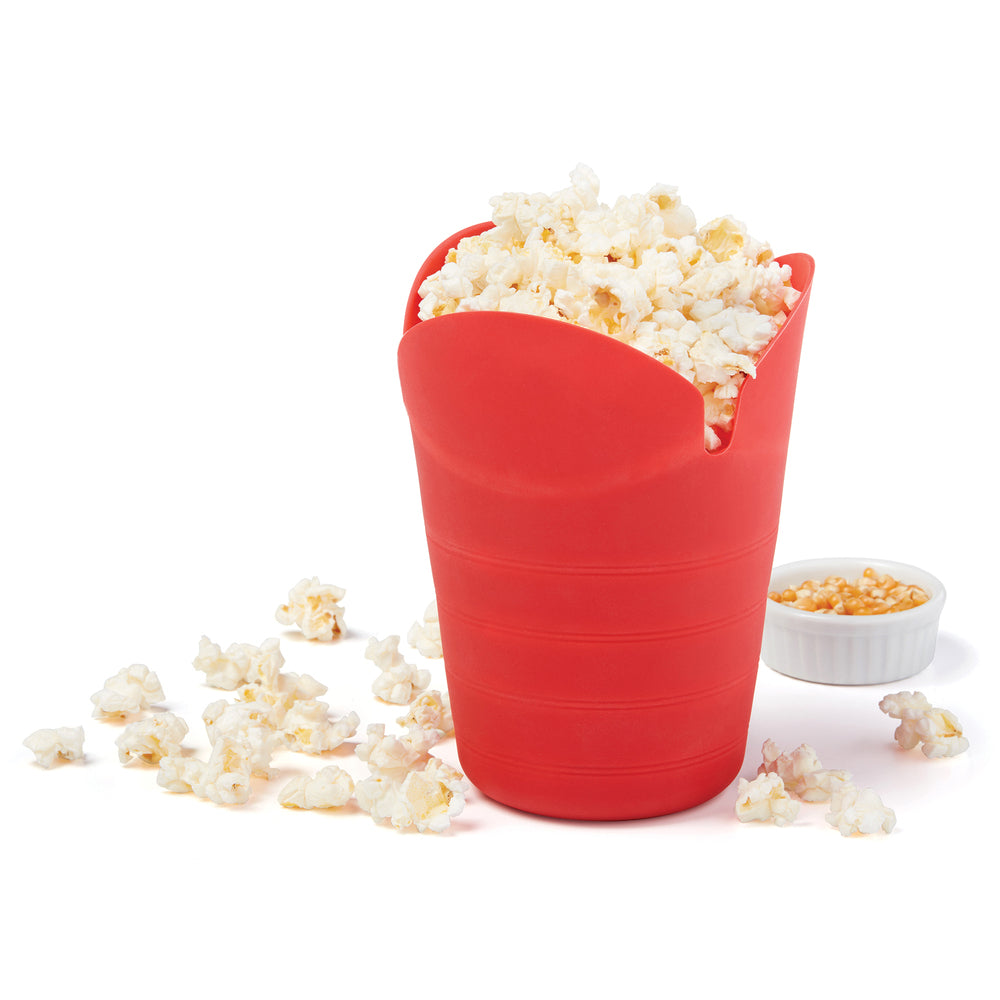Starfrit 080728-006-0000 Microwave Popcorn Maker - 3-4 Cups, No Oil or Butter, Foldable & Dishwasher Safe Image 1