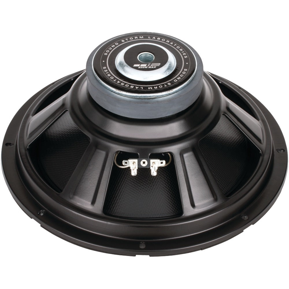 Sound Storm SS12 12" Woofer 800W Max - Aluminum Voice Coil, Black Poly Cone