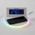 Taylor 5287333 Digital Indoor Weather Station with Mood Light and Wireless Charging Pad