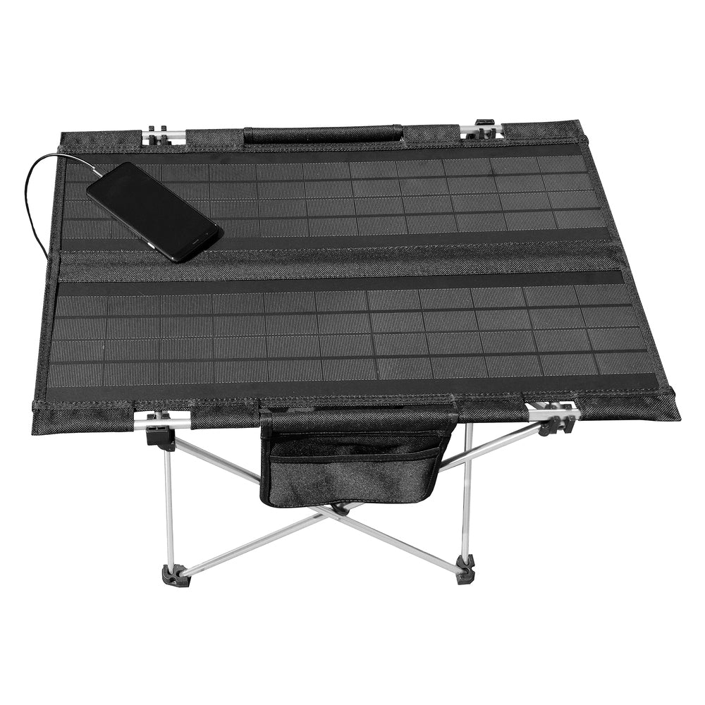 Technaxx 5083 20W Solar Camping Table with USB Ports