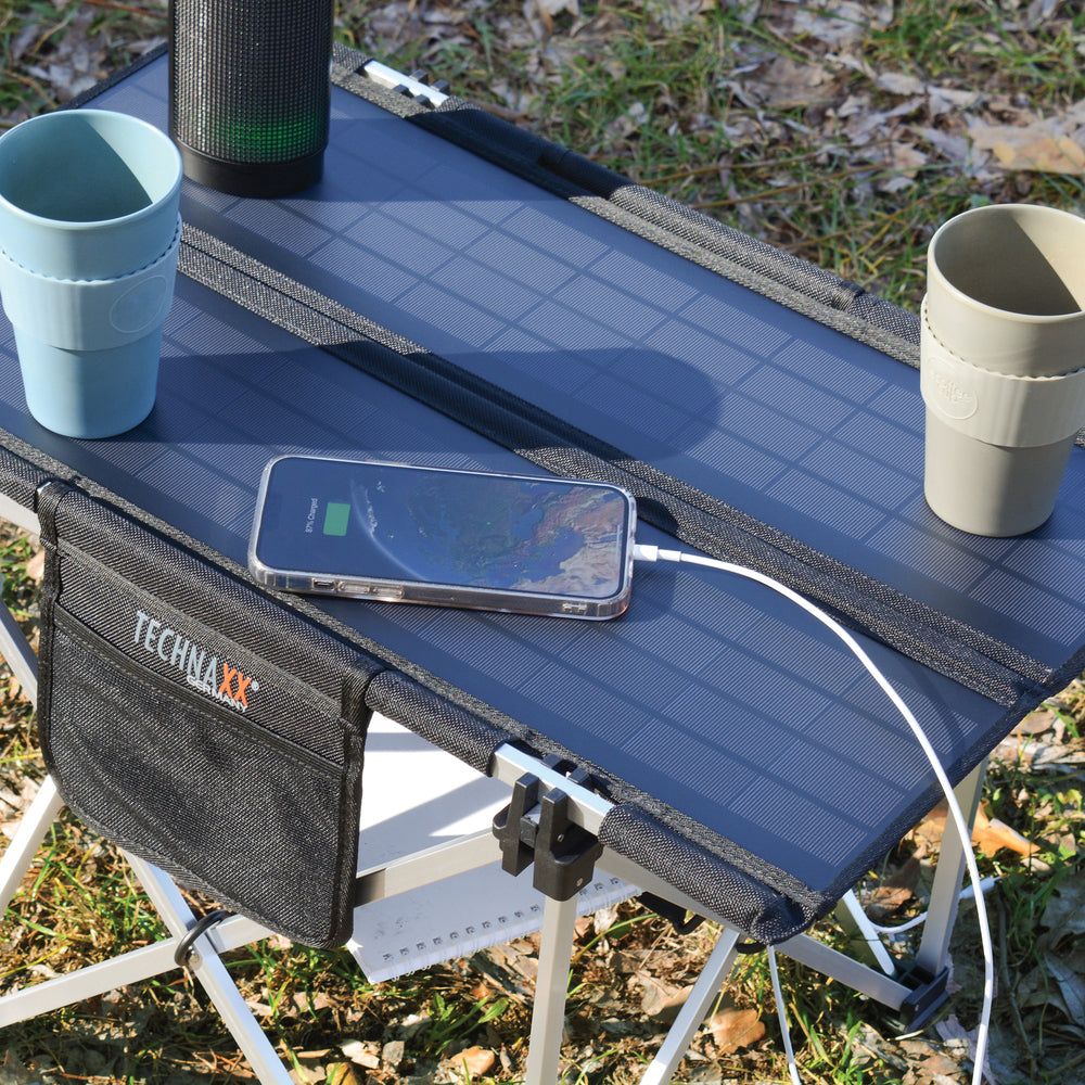 Technaxx 5083 20W Solar Camping Table with USB Ports
