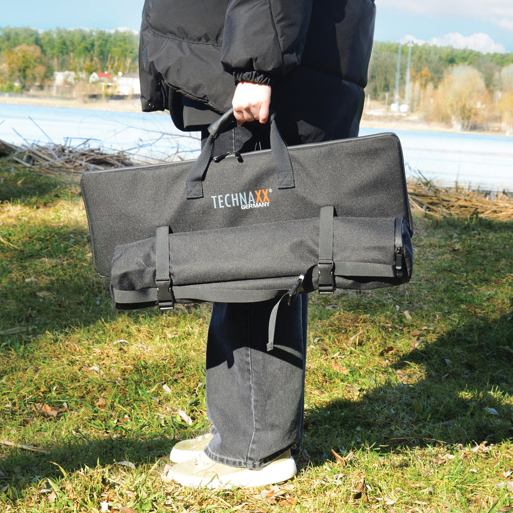 Technaxx 5083 20W Solar Camping Table with USB Ports