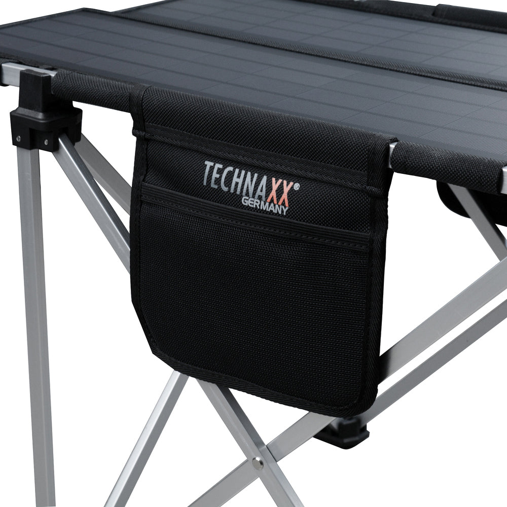 Technaxx 5084 60W Folding Solar Camping Table with USB Ports