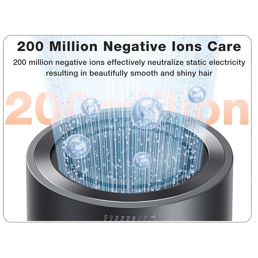 Torras X00HR2003 Hair Dryer Gray LCD Display High-Speed 1600W