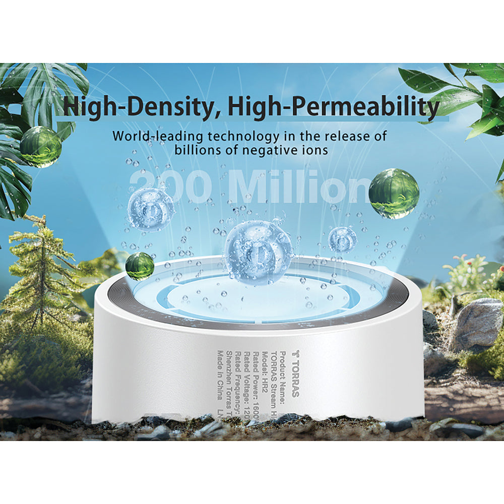 Torras X00HR2004 Hair Dryer White LCD Display 1600W High-Speed Brushless Motor