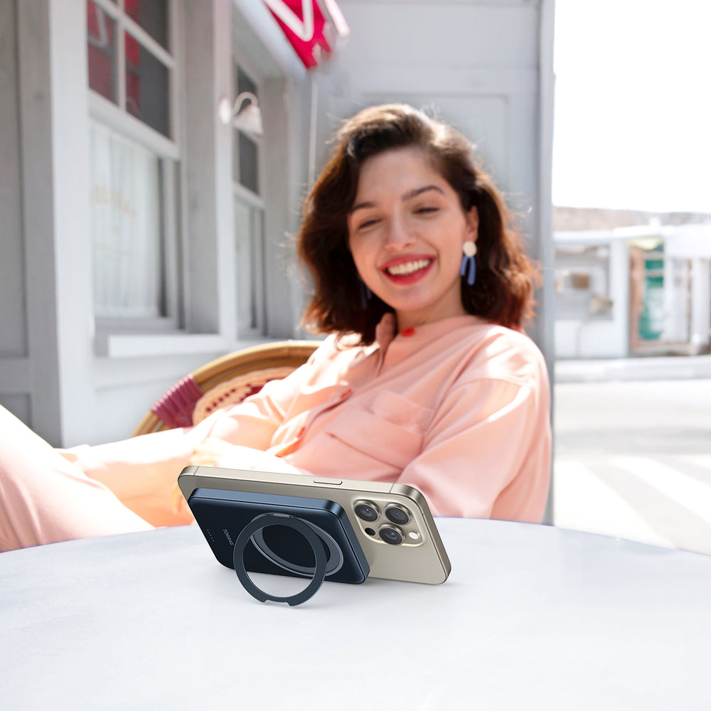 Torras X00PB2002 5000mAh Wireless Power Bank with Rotatable Kickstand