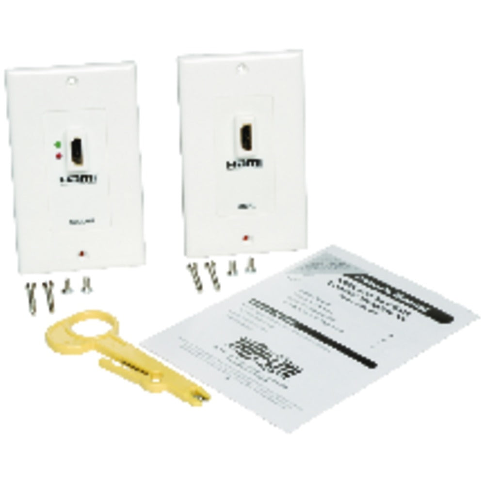 TRIPP LITE CABLES AND CONNECTI P167-000 HDMI Wallplate Extender Kit Over Cat5 /