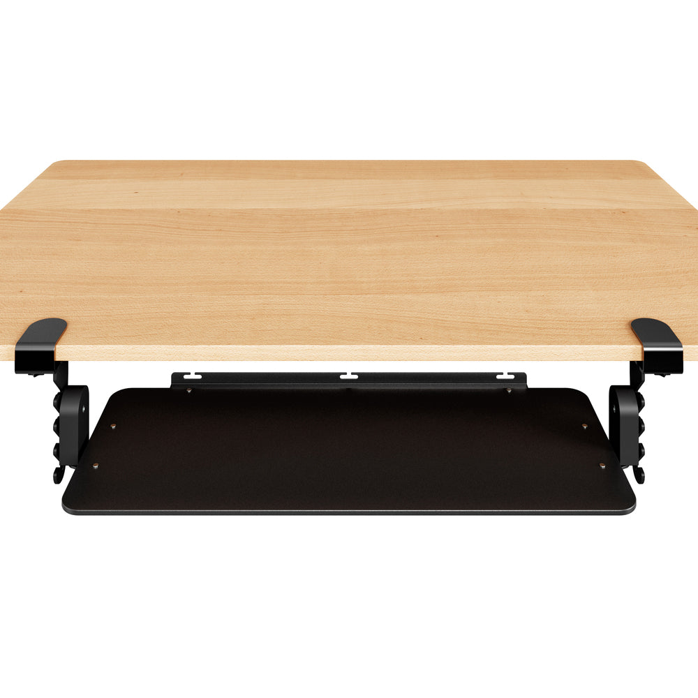 Uncaged ergonomics KT4-B Keyboard Tray - Clamp-On Slide-Out, Black