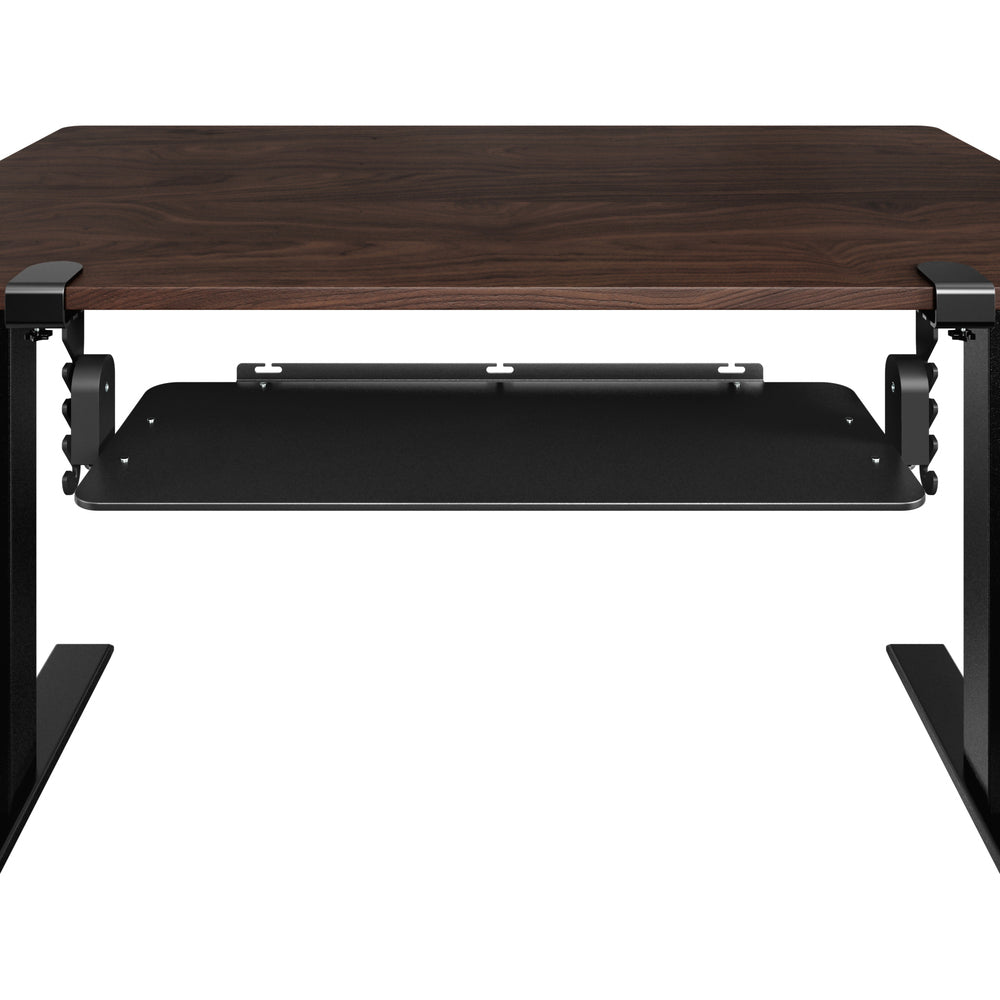 Uncaged ergonomics KT4-B Keyboard Tray - Clamp-On Slide-Out, Black