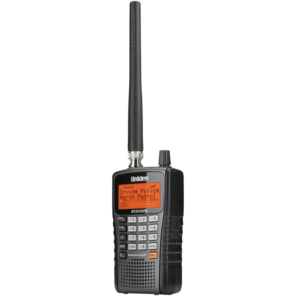Uniden BCD325P2 Handheld Scanner - APCO 25, Phase 1 & 2, X2-TDMA, EDACS, LTR
