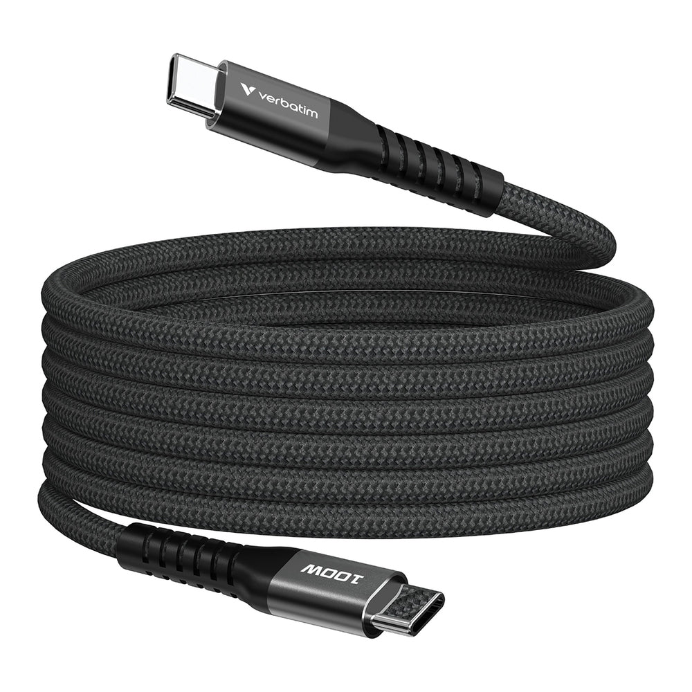 Verbatim 31863 USB-C to 100W Magnetic Cable Black Image 1