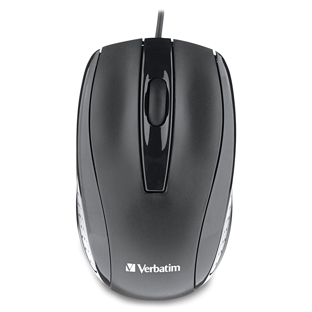 Verbatim 70733 Corded Optical Mouse Black Image 1
