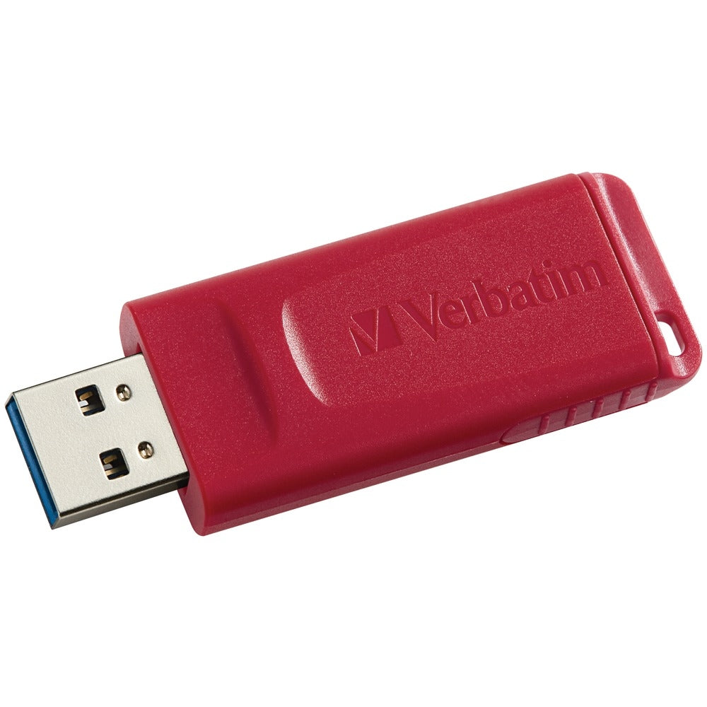 Verbatim 96806 Store 'N' Go USB Flash Drive 32GB 2.0 Red with Password Protection Image 1