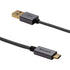 VERBATIM AMERICAS LLC 99675 USB-C TO USB-A CABLE 47IN. BRAIDED BLACK Image 1