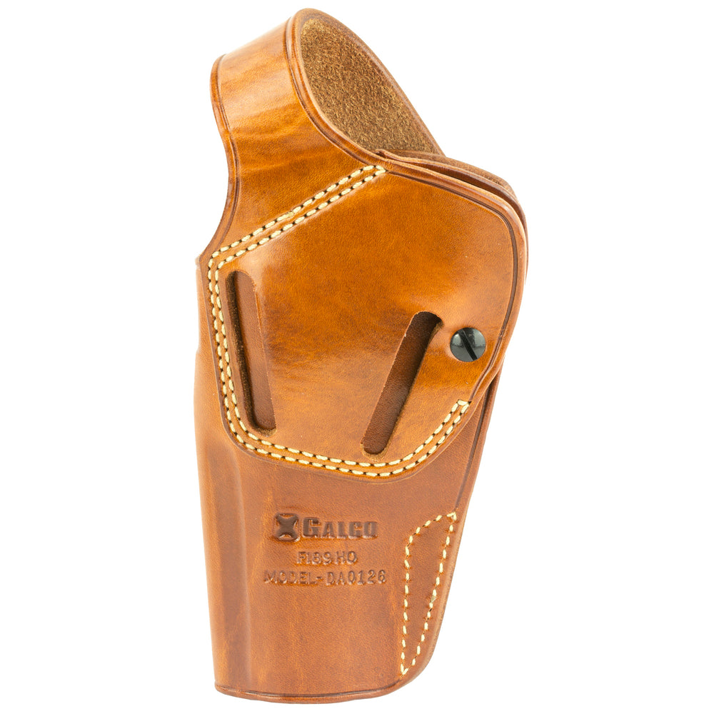 Galco Dao126 DAO Belt Holster RH Leather S&w N Fr 29/629 4" Tan