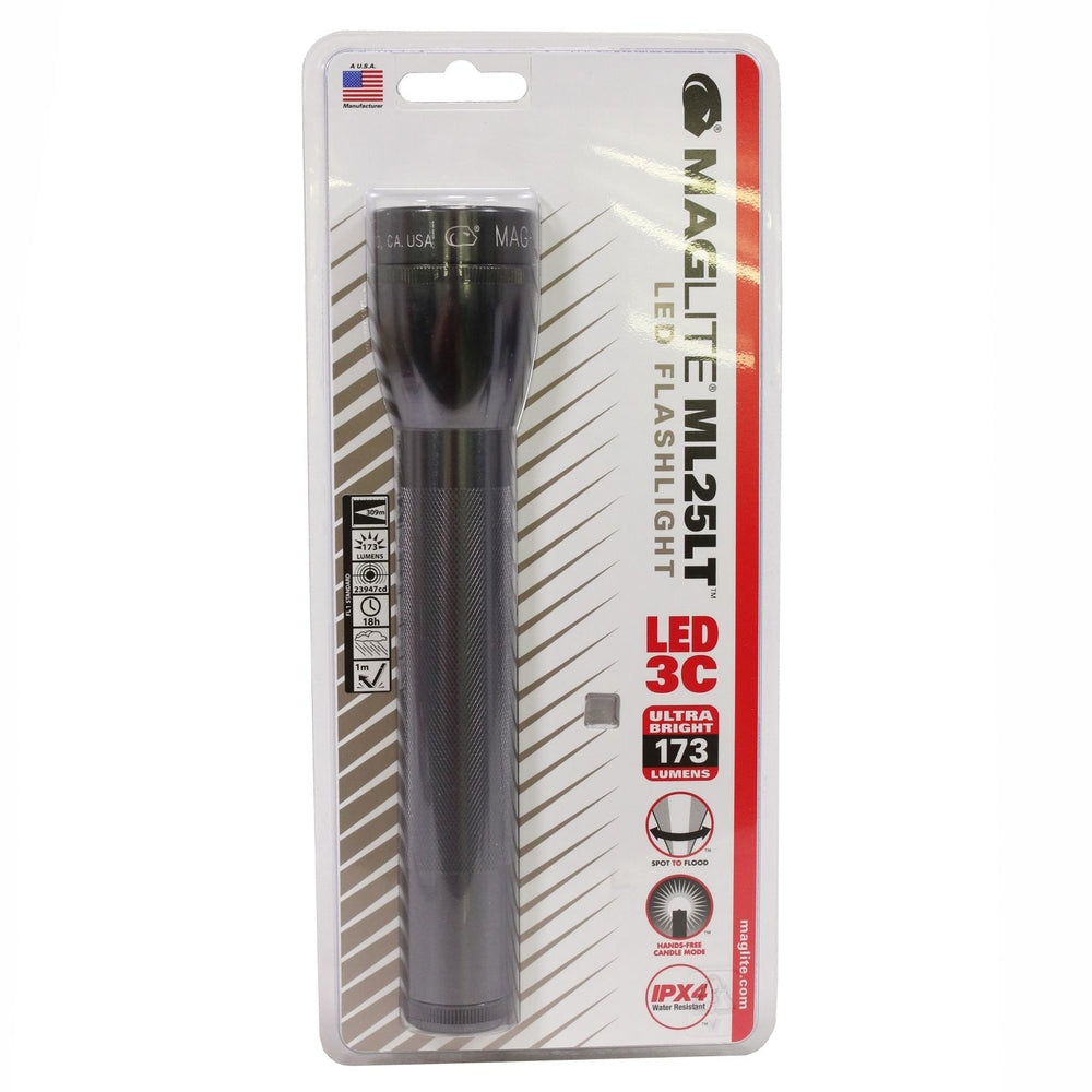Mag Instrument Inc Ml25Lt-S3016 Maglite Ml25Lt 3-Cell C Black Led Flashlight Image 1