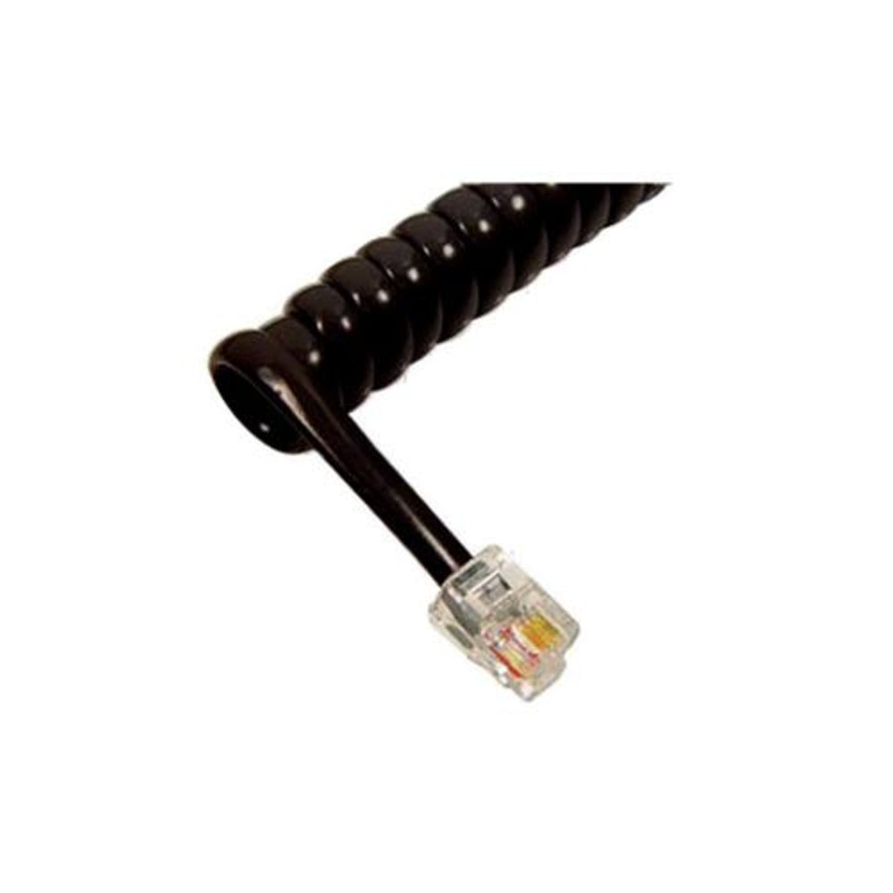 Cablesys GCHA444025-FBK Telephone Handset Cord - 25' Black Image 1