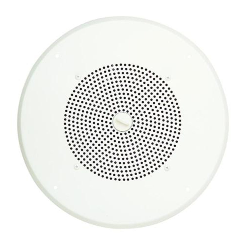 Bogen ASWG1DK 24V Ceiling 8 in. Amplified Speaker - White with Detachable Knob Image 1