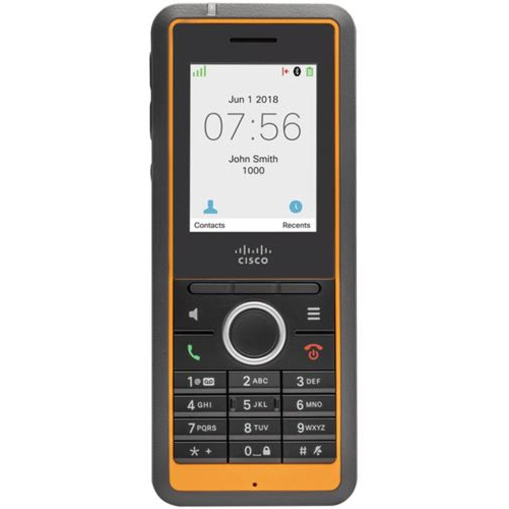 Cisco CP-6825-RGD-NA-K9 DECT 6825 Ruggedized Handset with Bluetooth LE 4.1 Image 1