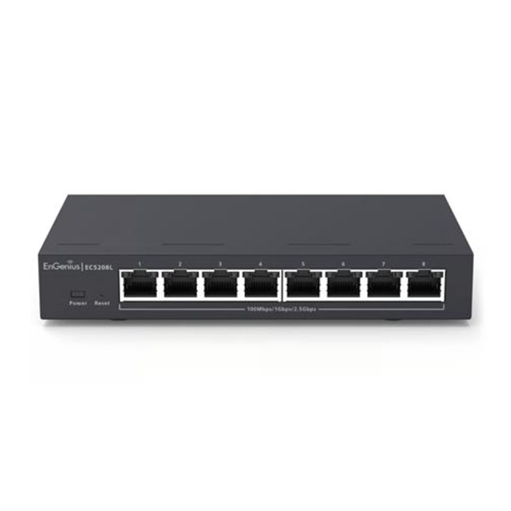 EnGenius ECS208L 8-Port Multi-Gigabit Switch with 40 Gbps Switching Capacity Image 1