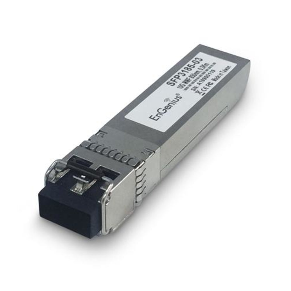 EnGenius SFP3185-03 IO 10G Ethernet Transceiver Multi-Mode 300m SR SFP+ Retail Image 1