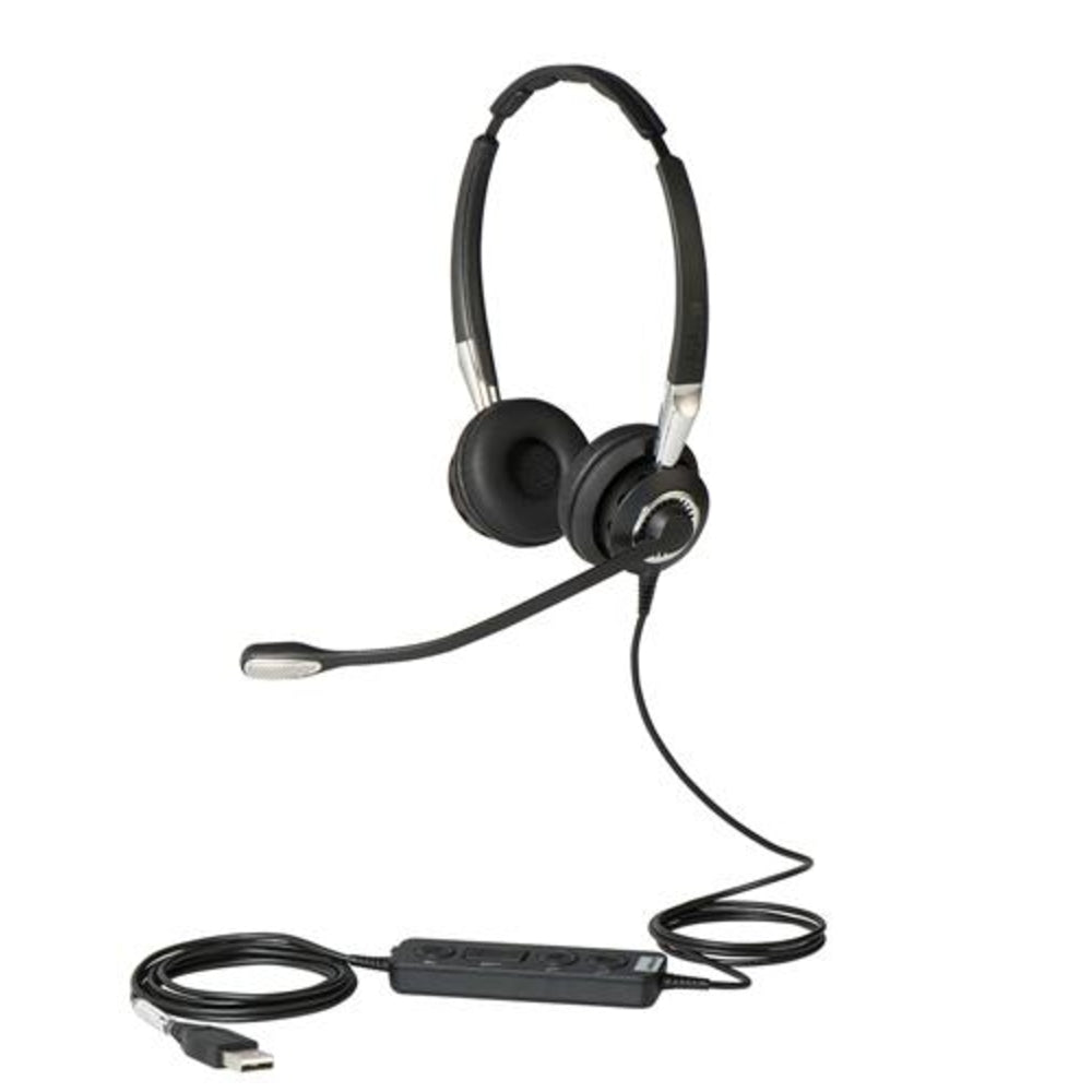 Jabra 2499-829-309 Biz 2400 II USB Headset Stereo Wired Binaural Image 1