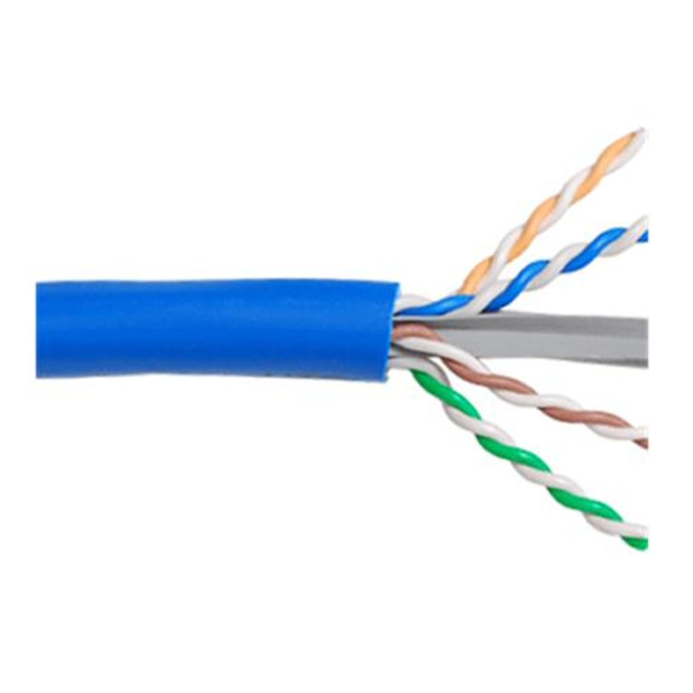 ICC ICCABR6ABL Cat 6A 650 Utp Solid Cable 23G 4P Cmr 1 000 Ft Blue Image 1