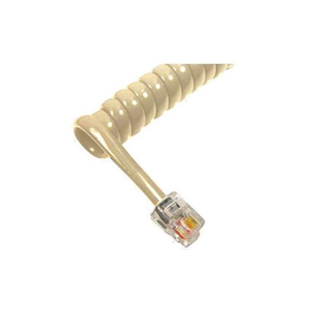 CABLESYS GCHA444006FIV Telephone Handset Cord Ivory Cable 1.5 Inch Lead 6 Ft Image 1