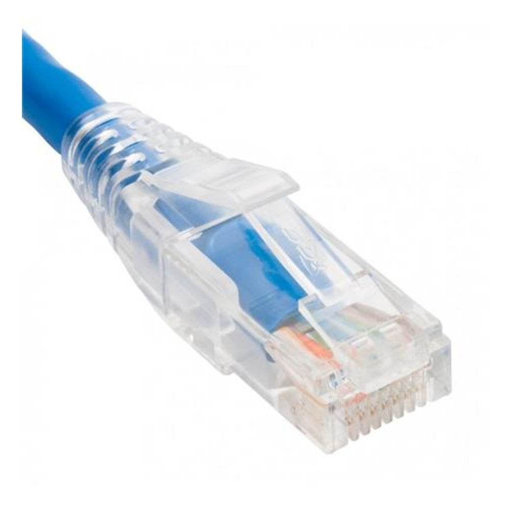 ICC ICPCSM05BL Patch Cord C5E Clear Boot 5Ft. 25Pk Blue Valuepacks Low Profile Image 1
