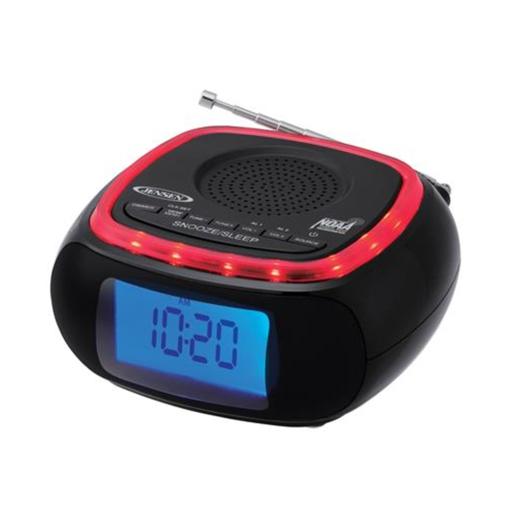 Jensen JEP-725 AM/FM Weather Band Clock Radio - Built-in Weather Band Image 1