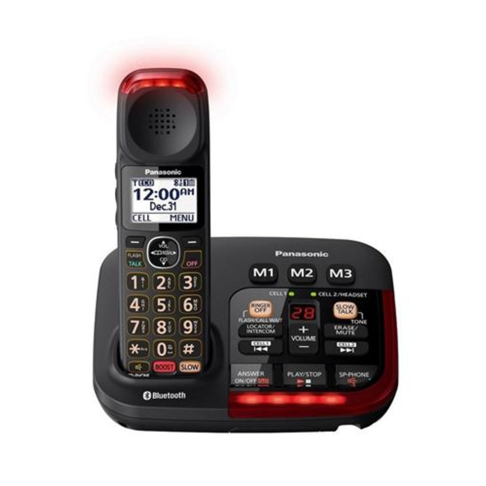 Panasonic KX-TGM430B Cordless Phone | Link2Cell Amplified Sound Image 1