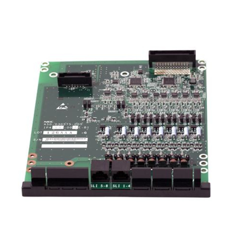 Nec Sl1100/Sl2100 1100021 Be110254 8-Port Analog Station Card Image 1