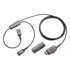 Plantronics 27019-01 Y Training Cord with Mute Image 1