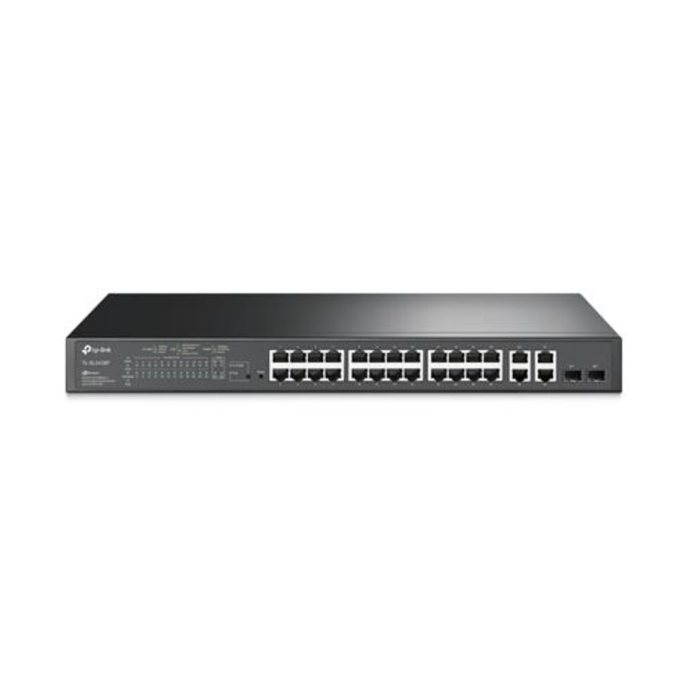 TP-LINK USA CORPORATION TL-SL2428P JETSTREAM 24-PORT 10/100MBPS 4-PORT GIGABIT Image 1