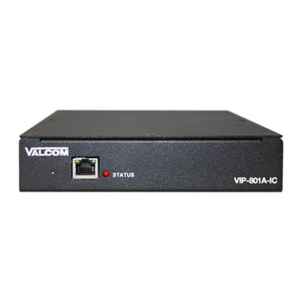 Valcom VIP-801A-IC Networked Audio Port for Valcom One-way Amplified Speaker Assemblies Image 1