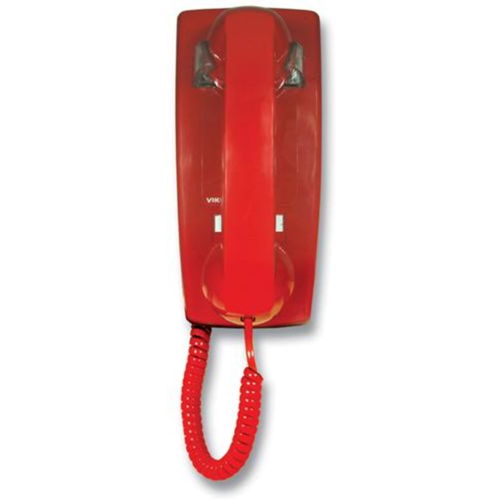 Viking Electronics K-1900W-2 Red Hot-Line Wall Phone Non-Volatile Memory Field Image 1