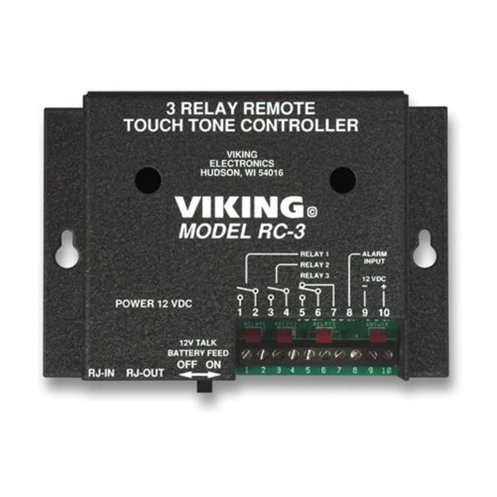 Viking Electronics RC-3 Remote Touch Tone Controller 3 Normally Open Or Closed Image 1