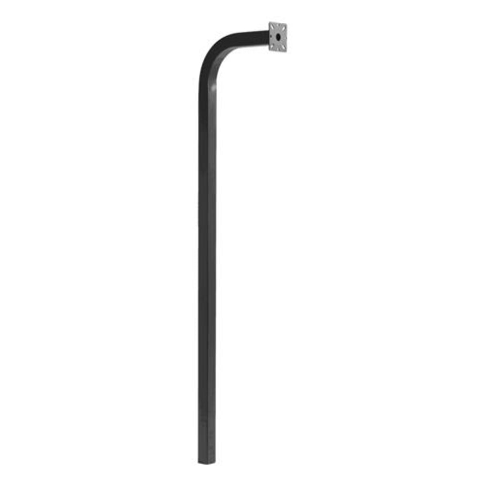 Viking Electronics VE-GNP-IG Black Gooseneck Pedestal In-Ground Mounting Image 1