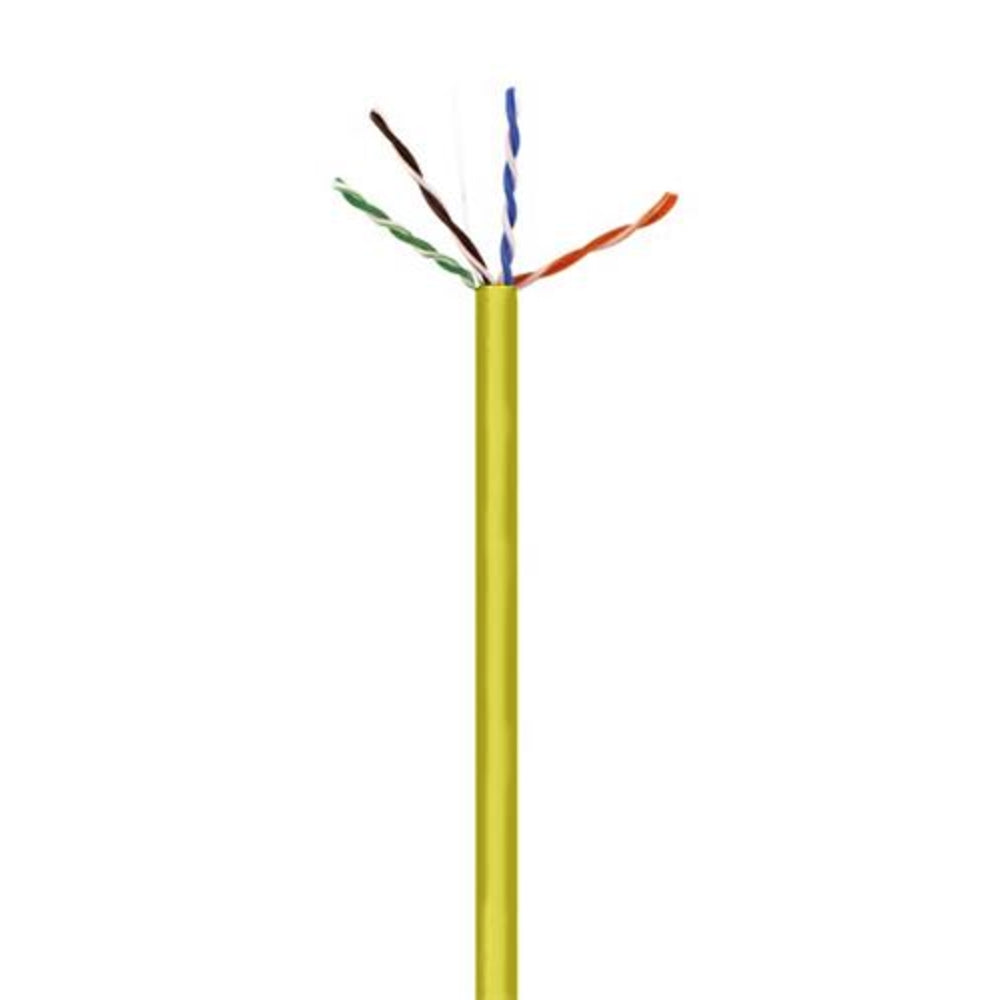 Wavenet V-Plen-Yl Cat6 UTP Plenum Yellow Cable Image 1