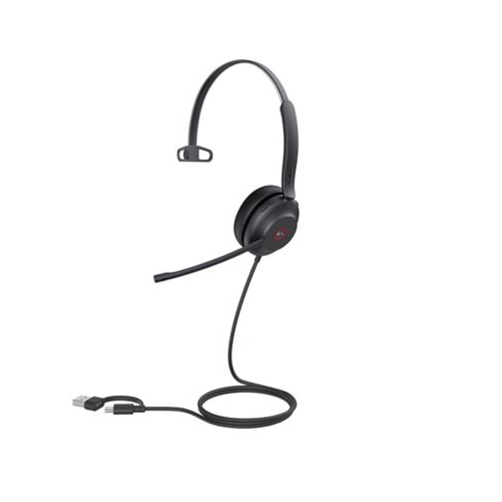 Yealink 1308142 UH37 Mono USB-C/A Wired Headset Image 1