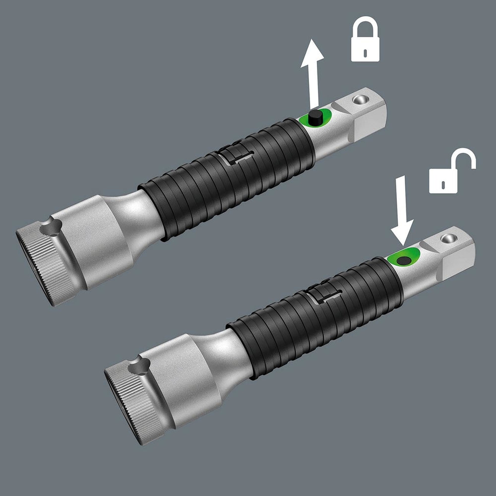 Wera 05003531001 Zyklop 8796 1/4" Drive 6" Extension Flexible-Lock