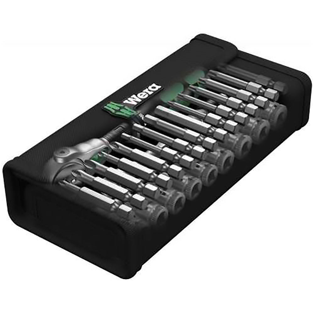 Wera 05 004016 001 8100 Sa 6 Zyklop Metric Speed Ratchet Set 28 Piece 1/4""