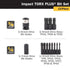 Titan 16036 Impact Torx Plus Bit Set 13-Piece - S2 Alloy Steel Bits, Magnetic Storage Rail