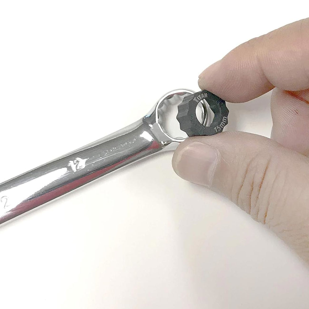 Titan 16057 Bolt Extractor Ring Set 7 Piece - Removes 80% Stripped Bolts