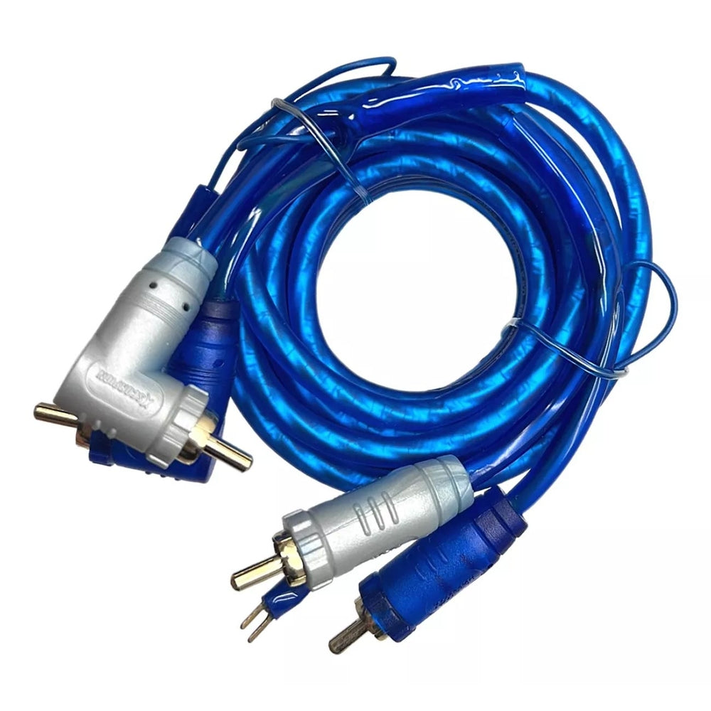 Xscorpion 18Tr RCA Cable Blue 18' Triple Shielded with Remote Wire